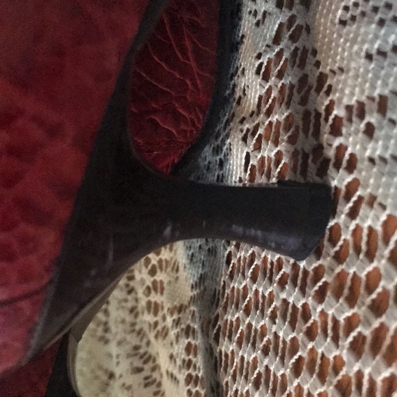 Da Firenze red leather 2” heeled boots size 39 - Picture 4 of 11